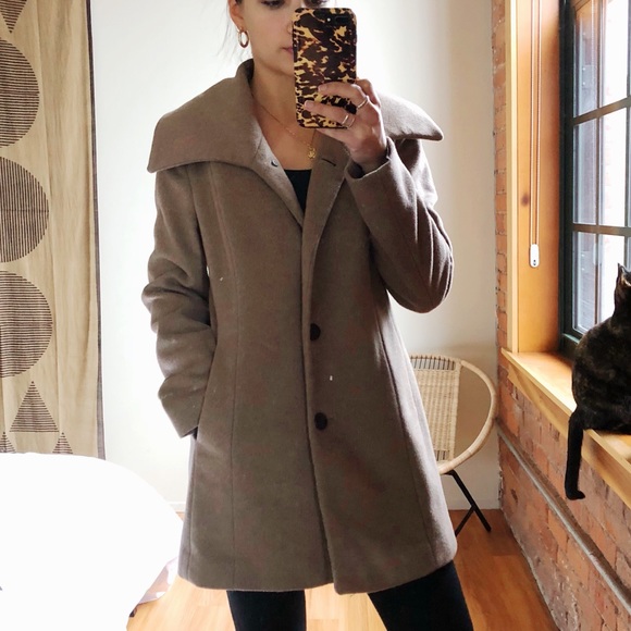 calvin klein wool peacoat